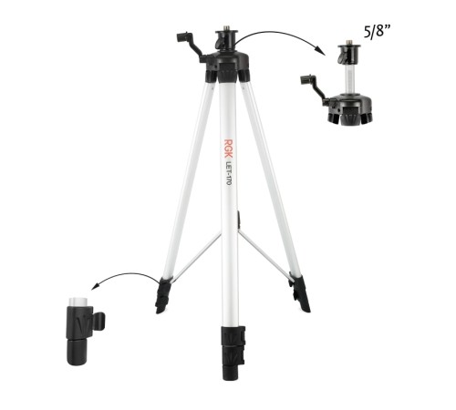 Комплект: лазерный уровень RGK LP-64G + штатив RGK LET-170 Комплект: лазерный уровень RGK LP-64G + штатив RGK LET-170