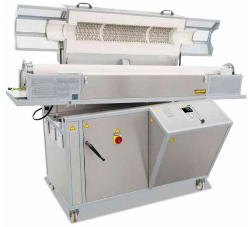 Печь трубчатая вращающаяся для непрерывной обработки Nabertherm RSRC 120-1000/13/P470 с трубой из кварцевого стекла 110х100х2040 мм, 1300*С Печь трубчатая вращающаяся для непрерывной обработки Nabertherm RSRC 120-1000/13/P470 с трубой из кварцевого стекла 110х100х2040 мм, 1300*С