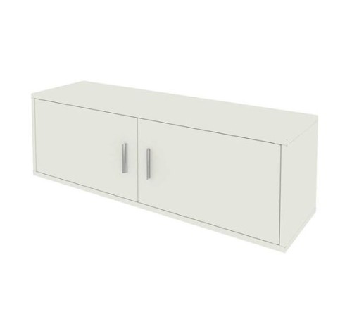 Полка настенная 1200х380х340, белый металл Полка настенная 1200х380х340, белый металл